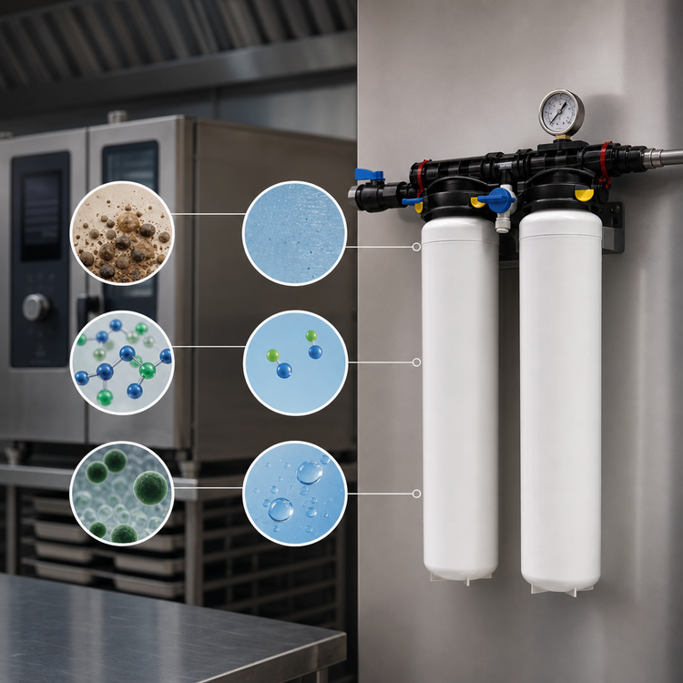 Product image #3 for RATIONAL Double Cartridge Water Filtration System for Full-Size Combi-Duo Units