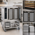 Thumbnail image #4 for Blodgett Combi CNVX-14G SGL Single Deck Gas Convection Oven with Floor Stand