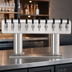 Thumbnail image #3 for Micro Matic Double Pedestal 10-Faucet Countertop Draft Beer Tower with Kool-Rite Glycol Cooling, Polished Stainless Steel