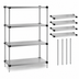 Thumbnail image #3 for Quantum Solid Shelving Starter Kit with 4 Solid Shelves, 72