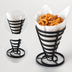 Thumbnail image #3 for American Metalcraft Conical Flat-Coil French Fry Basket, 5 Inch Diameter x 6-3/4 Inch H, Wrought Iron, Black