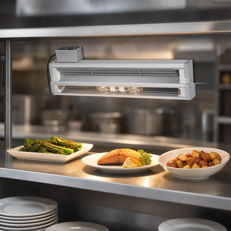 Product image #3 for Vollrath Cayenne® 18-Inch Single Strip Heat Lamp with Sheathed Cal-Rod Element