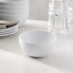 Thumbnail image #4 for American Metalcraft AB16WH 16 oz. White Round Melamine Bowl Case of 24