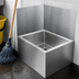 Thumbnail image #3 for John Boos Mop Sink Wall Guard Wainscoting, Rear & Left, 20 x 16 Bowl, 16 Gauge Stainless Steel