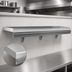 Thumbnail image #3 for Snap-n-Slide 96-Inch x 12-Inch 16-Gauge 430 Stainless Steel Wall Shelf with Ticket Rail