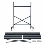 Thumbnail image #3 for Metro SmartLever SM861860-KIT Freestanding Cantilevered Shelving Starter Base Kit, 86-3/8"H, for 60"W x 18"D Shelves, Epoxy-Coated Steel