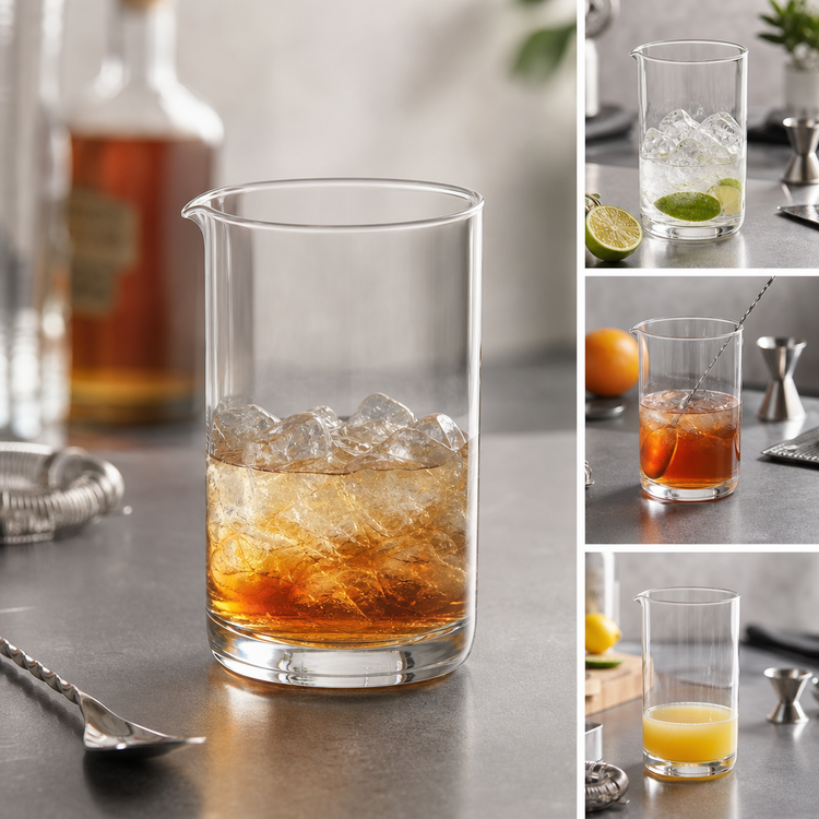 Product image #3 for American Metalcraft 20 oz Clear Non-Tempered Glass Mixing Glass