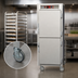 Thumbnail image #3 for Metro C5 6 Series Full-Height Mobile Heated Holding Cabinet with Solid Dutch Doors, 34-Pan Capacity