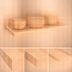 Thumbnail image #4 for New Age Adjust-A-Shelf T-Bar Series Wall-Mounted Aluminum Shelf, 60-Inch x 18-Inch, 1500 lb. Capacity