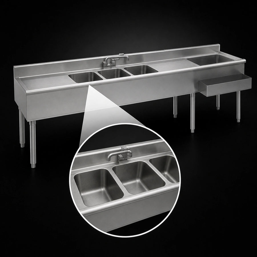 Three Sink Bowls