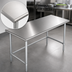 Thumbnail image #3 for Sapphire Manufacturing 72 Inch x 18 Inch 18 Gauge 400 Series Stainless Steel Work Table with Galvanized Base