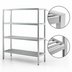 Thumbnail image #3 for New Age H.D. Series Freestanding Heavy-Duty Aluminum Shelving Unit, 4 Shelves, 60 x 20 x 72 Inches