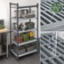 Thumbnail image #3 for Cambro Camshelving Basics Plus 4-Shelf Vented Stationary Starter Unit, 48-Inch Wide x 21-Inch Deep x 72-Inch High, Brushed Graphite