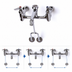 Thumbnail image #3 for T&S Brass Wall-Mount Adjustable Service Sink Faucet with 12-Inch Rigid Spout and Vacuum Breaker Hook