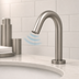 Thumbnail image #3 for T&S Brass WaveCrest Gooseneck Sensor Lavatory Faucet, Single-Hole Deck Mount, Brushed Nickel, 0.5 GPM