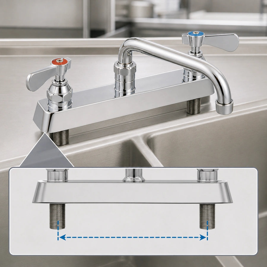 8-Inch Center Deck Mount