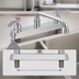 Thumbnail image #3 for OptiFlow Heavy Duty Solid Body Deck Mount Manual Faucet with 6-Inch Swing Spout, 8-Inch Centers