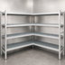Thumbnail image #3 for Fermostock 4-Tier Corner Expansion Polymer Shelving Unit Kit, 66 Inch H x 31 Inch W x 22 Inch D