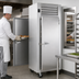 Thumbnail image #3 for Traulsen Spec-Line R Series One-Section Pass-Thru Heated Holding Cabinet, Full-Height Solid Doors, Right-Hand Hinged, Standard Depth, Stainless Steel