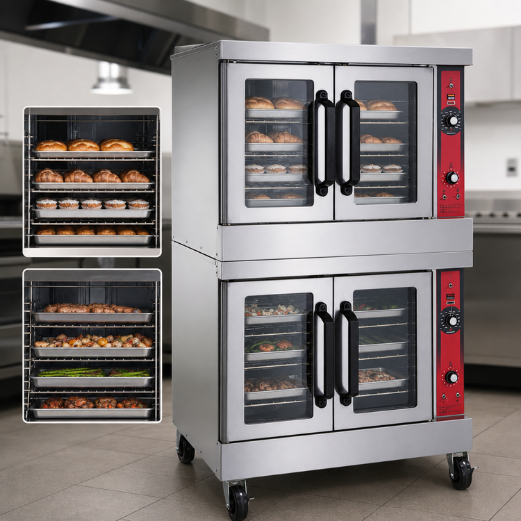 Product image #4 for Vulcan VC44ED Full-Size Double-Deck Standard-Depth Electric Convection Oven