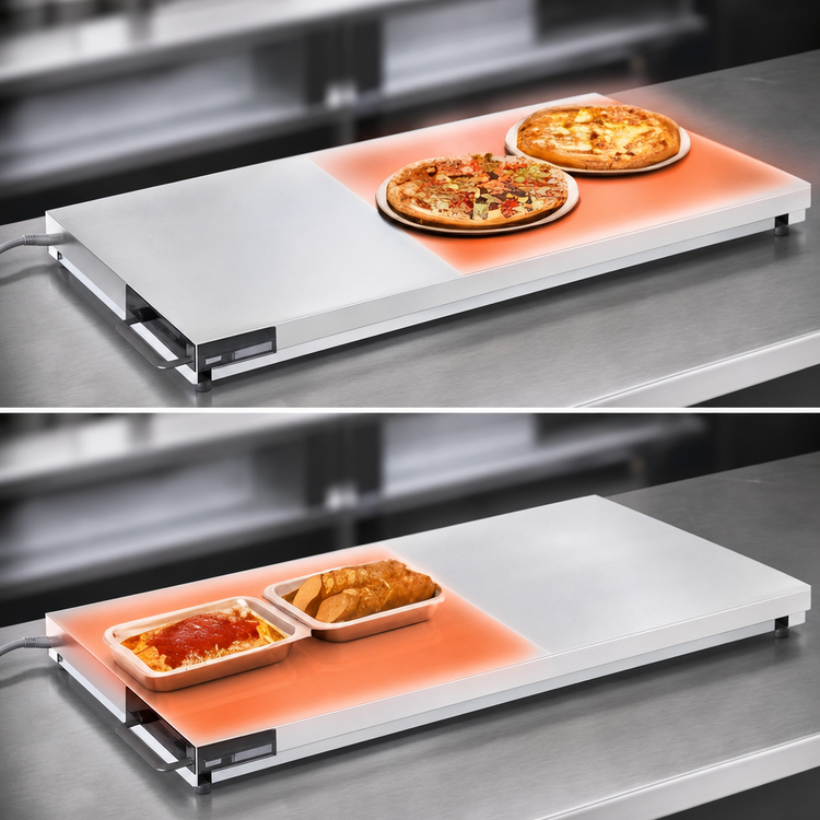 Product image #3 for Vollrath Cayenne Left-Aligned Countertop Heated Shelf, 24 Inch, 120V, 350W