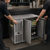 Thumbnail image #3 for Glastender CP1FL32 32-Inch Pass-Thru One-Zone Front-Serviced Low-Profile Back Bar Cooler