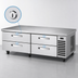 Thumbnail image #3 for True 84-Inch Wide Refrigerated Chef Base with 4 Locking Drawers, Stainless Steel