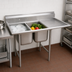 Thumbnail image #3 for Eagle Group 414 Series 2-Compartment Commercial Sink with Right-Hand Drainboard, 56-5/8
