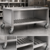 Thumbnail image #3 for Eagle Director's Choice 64-Inch Louvered Removable Undershelf, 304 Stainless Steel