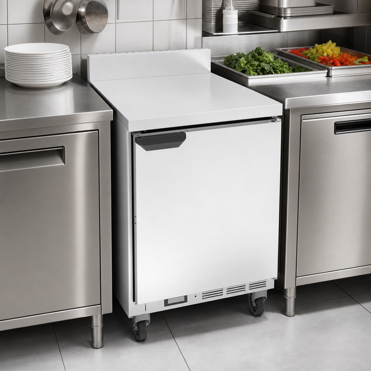 Product image #3 for Beverage-Air 24-Inch One-Section Worktop Freezer with Solid Door and 4.9 Cu. Ft. Capacity