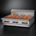 Thumbnail image #3 for Garland Cuisine Series Heavy Duty 36-Inch Gas Modular Hot Top Range with Three 12-Inch Even-Heat Hot Tops