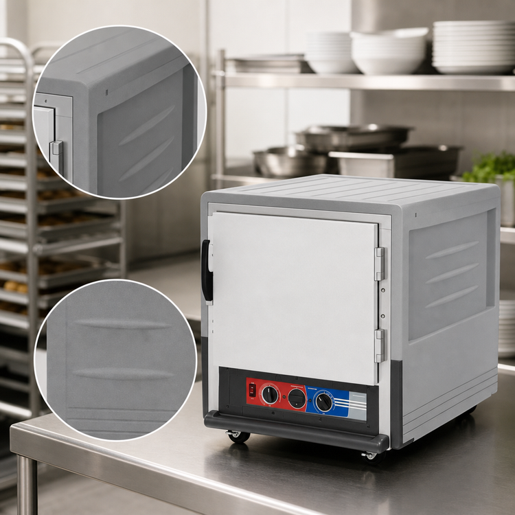 Product image #3 for Metro C5 3 Series Insulation Armour Moisture Heated Holding and Proofing Cabinet, Undercounter, Gray