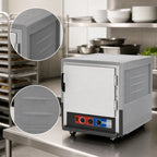 Thumbnail image #3 for Metro C5 Insulation Armour C533-MFS-U-GY Mobile Undercounter Moisture Heated Holding & Proofing Cabinet, Universal Slides, 5 Full-Size Pan Capacity