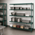 Thumbnail image #4 for Metro Super Erecta Super Adjustable Add-On Wire Shelving Unit, 72W x 24D x 63H, 4 Shelves, Metroseal 3 Green Epoxy-Coated