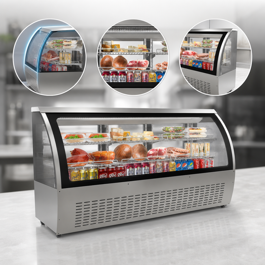 Curved Glass Display Front