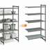 Thumbnail image #3 for Cambro Camshelving Basics Plus 5-Tier Stationary Add-On Shelving Unit, 18 x 30 x 84 Inches, Brushed Graphite