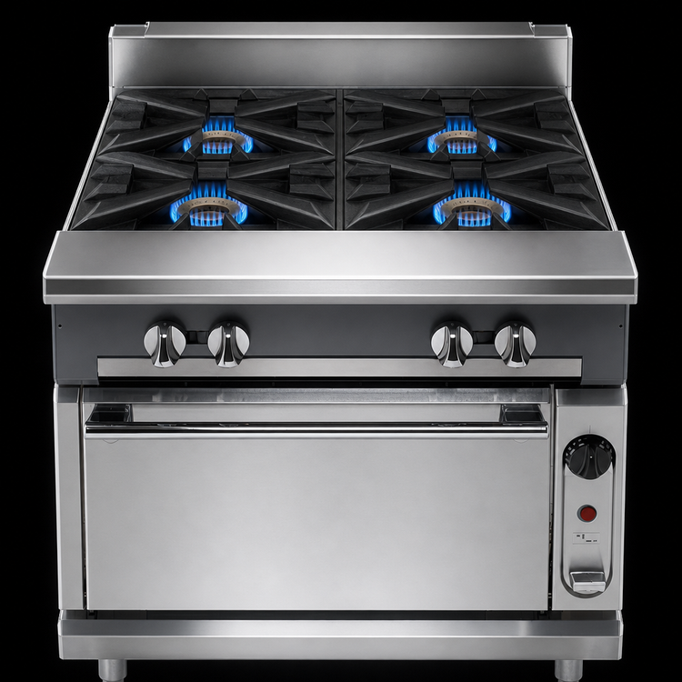 Product image #3 for Vulcan V Series 36-Inch Heavy Duty Modular Gas Range Top with 4 Open Burners