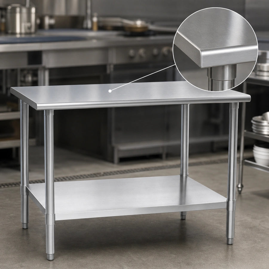 14-Gauge Stainless Steel Top