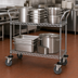 Thumbnail image #3 for Quantum 48-Inch x 18-Inch Gray Epoxy Antimicrobial 2-Shelf Wire Utility Cart