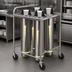 Thumbnail image #3 for Dinex DXP4ATGH6 Heated Mobile Four-Tube Dish Dispenser