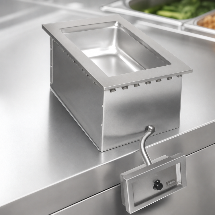 Product image #3 for Eagle Group Single-Well Drop-In Electric Hot Food Well, 1 Full-Size Pan, Wet/Dry, 240V, Without Drain