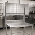Thumbnail image #3 for John Boos MBR04 Stainless Steel Table-Mount Meat Boat Rack, 120 x 12 x 25 Inches