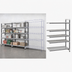 Thumbnail image #3 for Cambro Camshelving Elements XTRA 5-Shelf Stationary Add-On Polymer Shelving Unit, 21 x 36 x 84 Inches, Vented and Solid, Speckled Gray