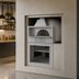 Thumbnail image #3 for Marra Forni Enclosed Facade 43.3-Inch Wood-Fired Brick Pizza Oven with Stand