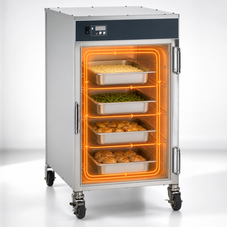 Product image #4 for Alto-Shaam Halo Heat Low Temperature Holding Cabinet, 4-Pan Capacity, Stainless Steel, Floor Model