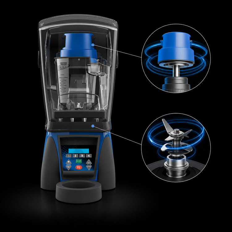 Product image #4 for Waring Xtreme Ellipse Commercial Blender System with 32 oz Copolyester Container, Sound Enclosure, Docking Station and Charging Station