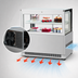 Thumbnail image #3 for Turbo Air Refrigerated Full-Service Bakery Display Case, Straight Glass Front, 12.4 Cu. Ft., Self-Contained