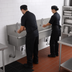 Thumbnail image #3 for Advance Tabco 48-Inch 2-Station Wall-Mounted Multi-Wash Hand Sink with Knee Valves and Gooseneck Spouts