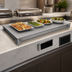 Thumbnail image #3 for Hatco HCSSBFR-24-I Built-In Flush-Top Simulated Stone Hot/Cold Shelf with Remote Refrigeration, 24 Inch