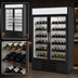 Thumbnail image #3 for Beverage-Air MarketMax™ Two-Section Reach-In Wine Merchandiser, Bottom-Mount Refrigeration, Hinged Glass Doors, 40.2 Cu. Ft., Black Exterior